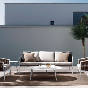 SET 4pezzi Salotto MARIBELA bianco