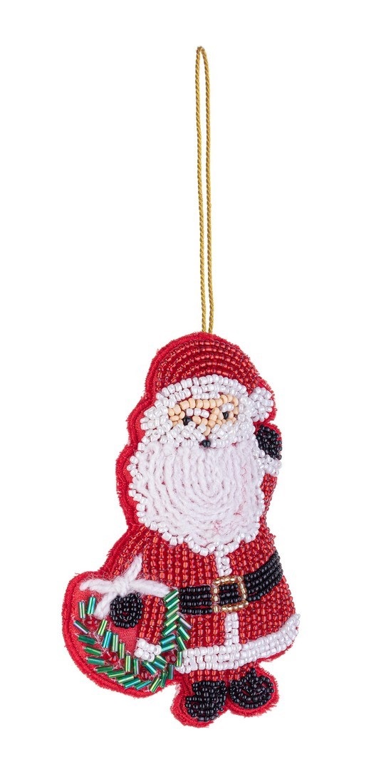 Pendaglio Austen Babbo Natale con corona