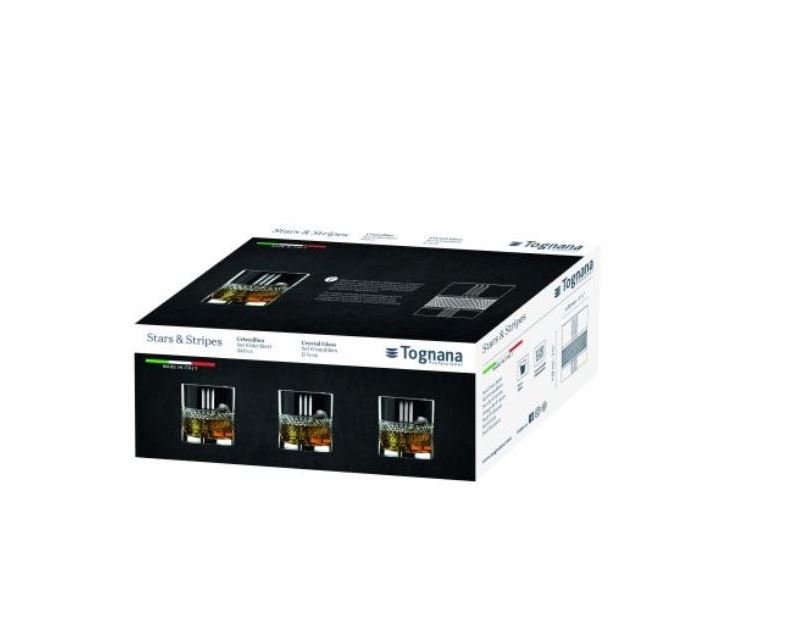 Set 6 Bicchieri DOF 340cc Stars & Stirpes - immagine 2